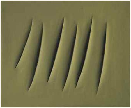 Lucio Fontana (1899-1968) Concetto spaziale, Attese firma, titolo e...