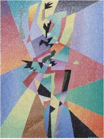 Gino Severini (1883-1966) Danseuse dans la lumiere firmato g. severini (in...
