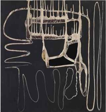 Alberto Burri (1915-1995) Composizione firmato e datato A. Burri 51 (sul...