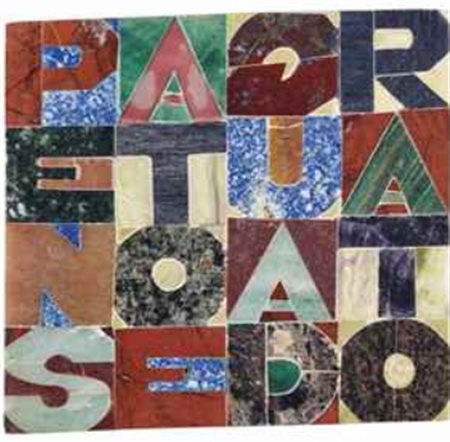 Alighiero Boetti (1940-1994) Pensato e quadrato firma, iscrizione e data...