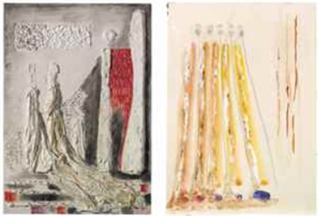 Fausto Melotti (1901-1989) Lotto di due opere: a) Senza titolo firmato...
