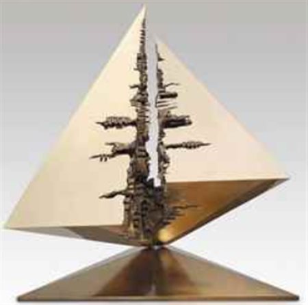 Arnaldo Pomodoro (N. 1926) Colpo d'ala firmata e numerata Arnaldo Pomodoro...