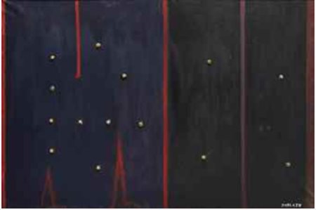 Giulio Turcato (1912-1995) Composizione con tranquillanti firmato TURCATO (in...