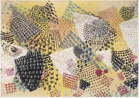 Tancredi (1927-1964) Senza titolo firmato Tancredi (in basso a destra) olio e...