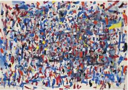 Tancredi (1927-1964) Senza titolo firmato Tancredi (in basso a destra) olio...