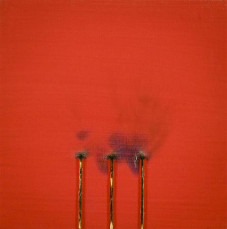 Bernard Aubertin (Fotenay aux Roses 1934 2015) Dessin de feu, 2010 Acrilico,...