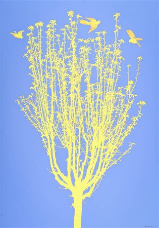 Fernando De Filippi (Lecce 1940 ) L'Albero del poeta 1, 2000 Acrilico su...