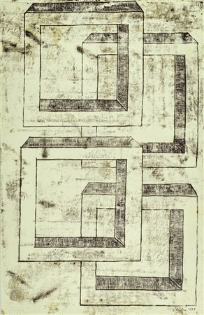 Venturino Venturi (Loro Ciuffenna (Ar) 1918 2002) Senza titolo, 1977 Olio su...