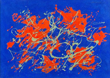 Giulio Turcato (Mantova 1912 Roma 1995) Arcipelago, 1971 c.a. Acrilico e...