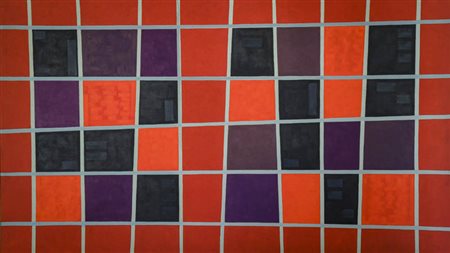 Jean Leppien (Lunebourg (D) 1910 Parigi 1991) Fenetres rouges , 1954 Olio su...