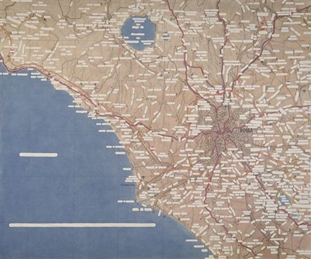 Emilio Isgrò (Barcellona di Sicilia (Me) 1937 ) Roma Fiumicino, 2007 Acrilico...