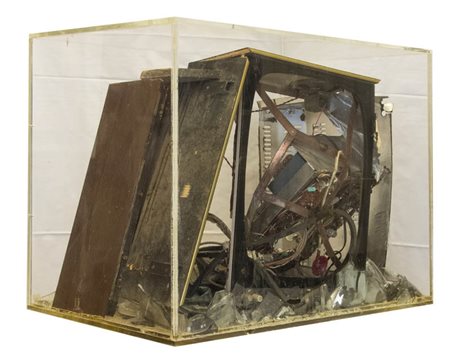 Arman (Nizza 1928 New York 2005) Untitle (Colère de telévision n°18), 1976...