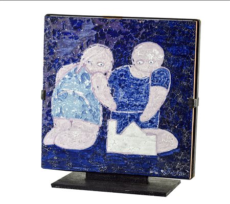 Venturino Venturi (Loro Ciuffenna (Ar) 1918 2002) Bambini, Terracotta...