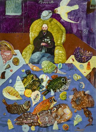 Antonio Possenti (Lucca 1933 Lucca 2016) Una stanza al mare, 1996 Olio su...