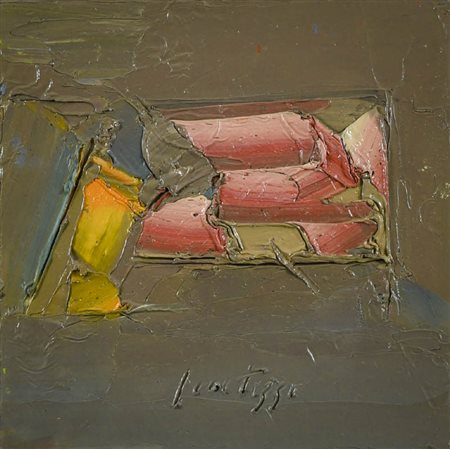 Sergio Scatizzi (Gragnano (Lu) 1918 Firenze 2009) Natura , anni 2000 Olio su...