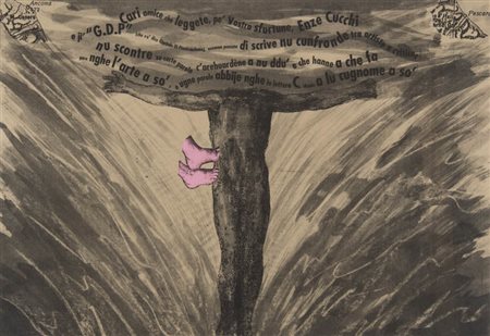 Enzo Cucchi (Morro d'Alba (An) 1949 ) Senza titolo, 1994 Fotolitografia su...