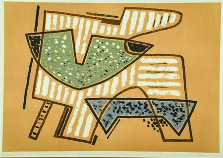 Alberto Magnelli (Firenze 1888 Parigi 1971) Composizione, 1970 Litografia su...