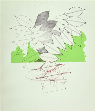Agostino Bonalumi (Vimercate (Mi) 1935 2013) Composizione , 1970 Litografia...