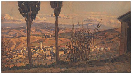 MARIO TAMBURINI Casciana Terme 1914 – Casciana Terme 1989 Paesaggio...