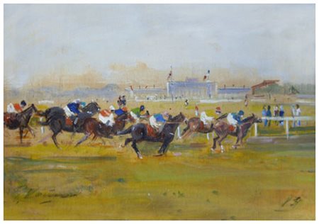 PIERO VACCARI Livorno 1926 – Livorno 1997 Senza titolo 1989 ca. Olio su...