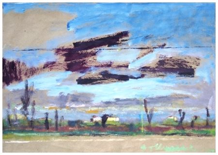 TONINO GOTTARELLI Imola 1920 – Imola 2007 Senza titolo 1992 Olio su carta...