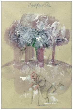 ANTONIO POSSENTI Lucca 1933 – Lucca 2016 Senza titolo Olio, acquerelli e...