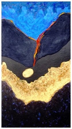 DINO CASTELVECCHI Molazzana 1935 Presagio 2001 Olio e t.m. su tela 139,5 x...