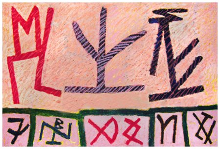 RICCARDO LICATA Torino 1929 – Venezia 2014 Senza titolo 2007 Olio e t.m. su...