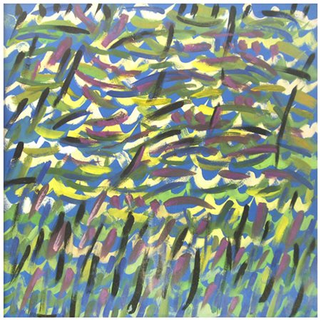 SIMONA WELLER Roma 1940 Senza titolo Olio su cartone 50 x 50. Sul cartone di...