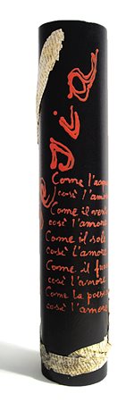 LUCIA MARCUCCI Firenze 1933 Poesia visiva “Poesia” 1996 Pittura acrilica e...