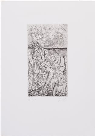 GASTONE BREDDO (1915-1991) Uomo del mio tempo, 1963 Acquaforte su carta...