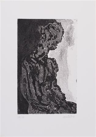 DOMENICO CANTATORE (1906-1998) Uomo del mio tempo, 1963 Acquaforte su carta...