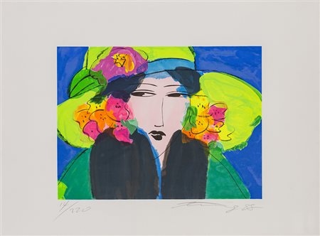 WALASSE TING (1929-2010) Senza Titolo, 1988 Litografia a colori su carta cm...