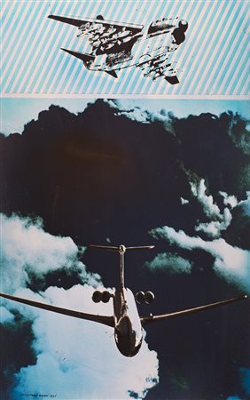 GIAMPAOLO PAVESI Senza Titolo, 1975 Riporto fotografico e tecnica mista su...