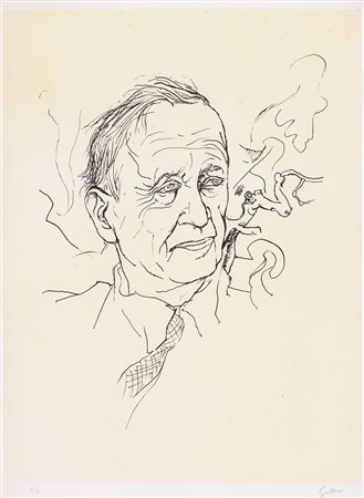 RENATO GUTTUSO (1911-1987) Senza Titolo Litografia cm 55x40 Firma e...