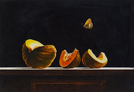 OTTORINO DE LUCCHI (1951) Sogni d'inverno, 2001 Tecnica mista su cartoncino...