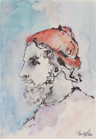 ANONIMO Senza Titolo, 1994 Acquerello e tecnica mista su carta cm 35,5x25...