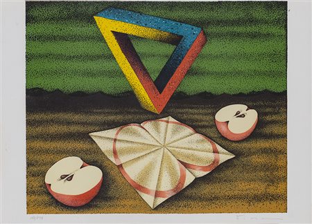 VANNI VIVIANI (1937-2002) Senza Titolo Litografia cm 48x66 Firma e...