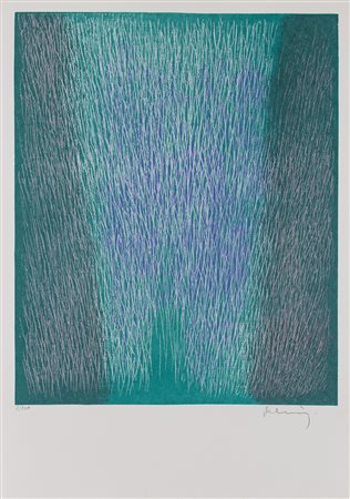 MARIO DELUIGI (1901-1978) Senza Titolo Litografia cm 70x50 Firma e...