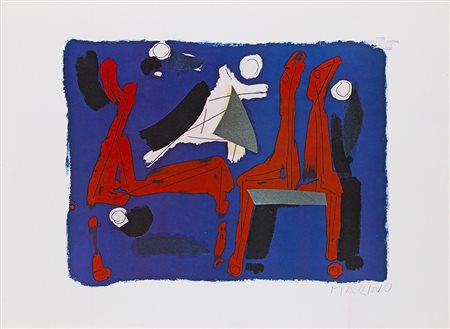 MARINO MARINI (1901-1980) Senza Titolo Poster celebrativo edito dalla...