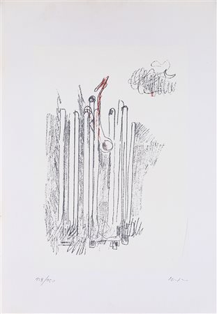 ANONIMO Senza Titolo Incisione cm 50x34 Firma e numerazione (Esemplare...