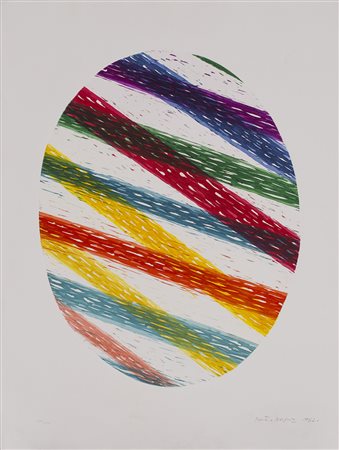 PIERO DORAZIO (1927-2005) Ovale N.1, 1987 Incisione cm 76x58 Firma, datazione...