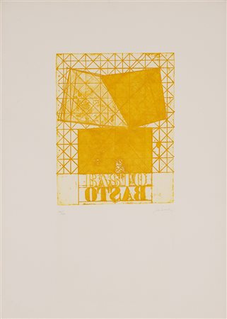 GIO' POMODORO (1930-2002) Basto, 1977 Acquaforte Foglio cm 69x49 Lastra cm...