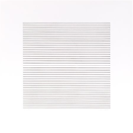 FRAN&Ccedil;OIS MORELLET (1926-2016) Senza Titolo Serigrafia cm 70x70 Firma e...