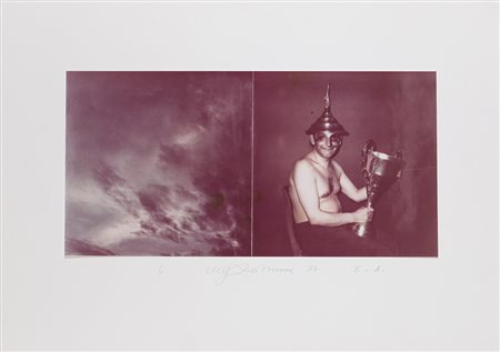 URS LUTHI (1947) Senza Titolo, 1977 Stampa fotografica applicata su...