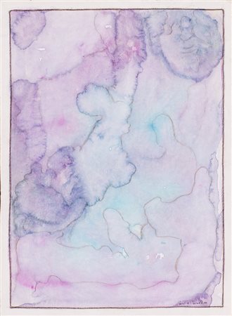 PAOLO PASOTTO (1930) Senza Titolo Tempera su carta cm 50x35 Firma al fronte...