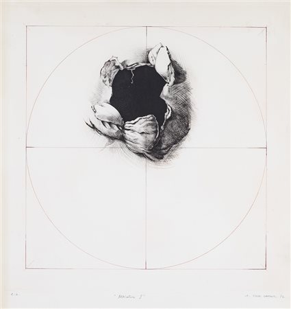 GERARD TITUS-CARAMEL (1942) Alteration I, 1971 Acquaforte Lastra cm 52x52...