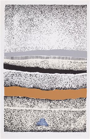 LUIGI SPACAL (1907-2000) Mondo di pietra, 1982 Serigrafia cm 70x50 Firmata e...