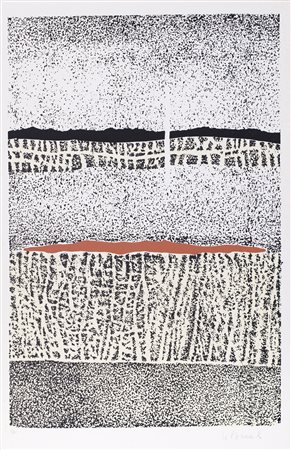 LUIGI SPACAL (1907-2000) Mondo di pietra, 1982 Serigrafia cm 70x50 Firmata e...