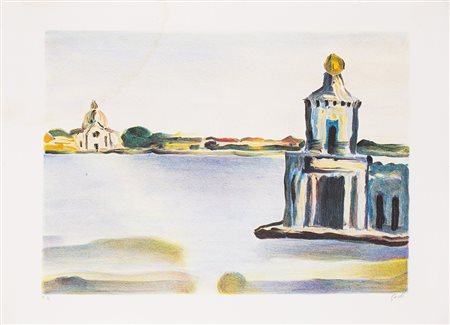 VIRGILIO GUIDI (1891-1984) Senza Titolo Litografia cm 50x69,5 Firma e...